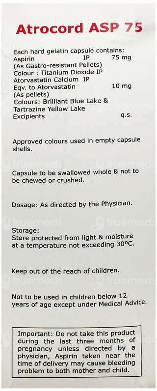 Atrocord Asp 75 Capsule 15